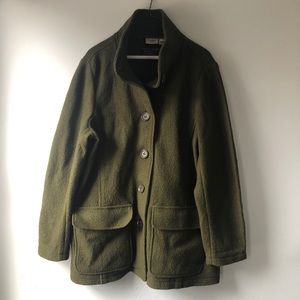 LL Bean 100% Wool Coat Bellandi